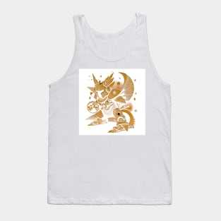 bright metallic knight ecopop art Tank Top